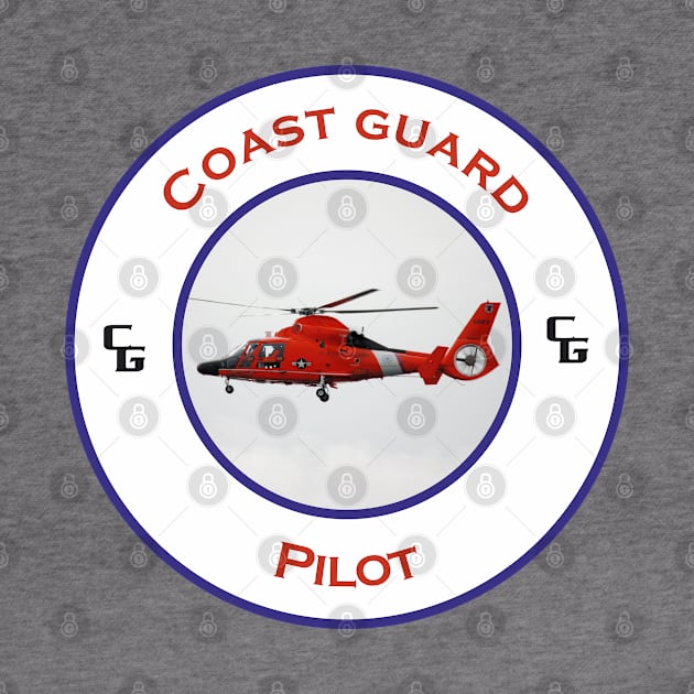 Pilot - US Coastguard search and rescue Helicopter -  Dolphin by AJ techDesigns